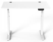 Datorgalds regulējams augstums Up Up Thor W-57021PT/W-D32-60M, 75 cm x 120 cm, 62 - 128 cm, balta krās.