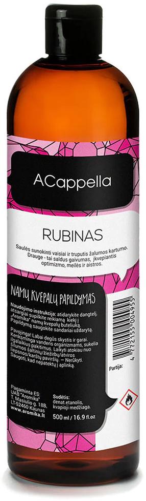 Kodulõhnastaja ACappella Ruby Reed Diffuser Refill, 500 ml