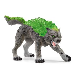Žaislinė figūrėlė Schleich Granite Wolf 70153, 14.6 cm, žalia sp./pilka sp.
