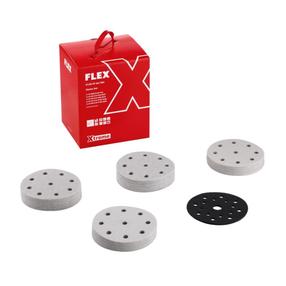 Lihvimisleht FLEX, 80 - 220, 12.5 cm x 12.5 cm, 25 tk