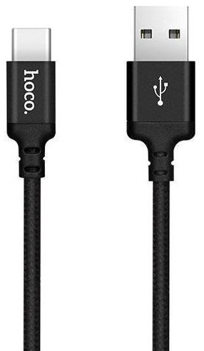 Провод Hoco, USB Type C/USB, черный цв.