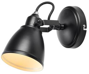 Lampa sienas Markslojd Fjallbacka 108082, G9, 1 x 20 W, melna krās. / melna krās.