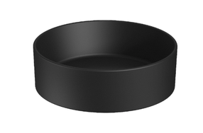 Умывальник для ванной комнаты Jika Cubito Pure, фарфор, 40 см x 40 см x 15 см, черный цв.