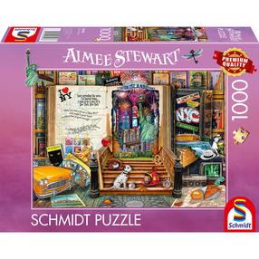 Puzle Schmidt Aimee Stewart Memories Of New York, 49.3 cm x 69.3 cm, 1000 gab., daudzkrāsaina