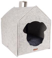 Gyvūno guolis Amiplay Quick Press 2in1 Hygge, smėlio sp., 33 cm x 42 cm