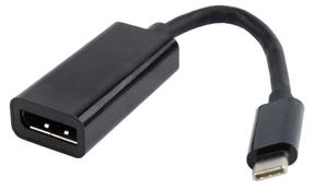 Адаптер Gembird USB-C / DispalyPort USB 3.1 C male, Displayport, 0.15 м, черный цв.