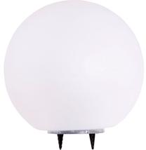 Pastatomas lauko šviestuvas Heitronic Boule, 0.2W, LED, IP44, balta sp., 30 cm x 27.5 cm