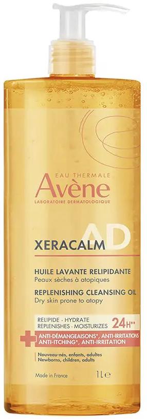 Attīrošā sejas eļļa Avene Xeracalm AD Relipidizing, 1000 ml