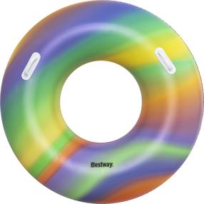Pripučiamas plaukimo ratas Bestway 36352, įvairių spalvų, 119 cm