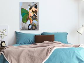 Tapymas pagal skaičius Artgeist Butterfly Woman MA_0642, įvairių spalvų, 40 x 60 cm