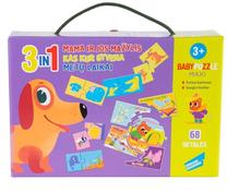Lavinimo žaislas Dream Makers Baby puzzle dėlionė Pažink pasaulį, 5 cm, LT, įvairių spalvų