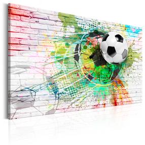 Reprodukcija Artgeist Colourful Sport (Football) MDF02, 30 cm x 20 cm