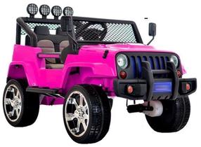 Детский электромобиль Lean Toys Jeep S2388, розовый цв.