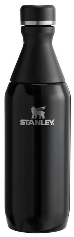 Бутылка-термос Stanley All Day Slim, 0.35 л, глянцевый черный