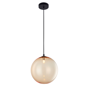 Светильник навесной CosmoLight Hale P01494BK, G9, 1 x 6 Вт, прозрачный цв. / черный цв., 25 x 25 см