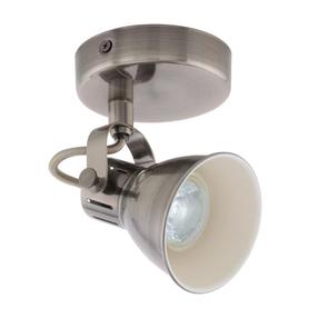Lampa griesti un sienas Eglo Seras 96552, GU10, 3000 °K, 1 x 3.3 W, bēša krās. / niķeļa krās.