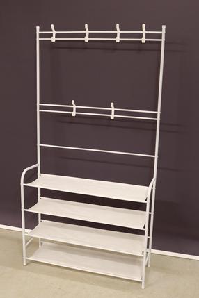 Drabužių kabykla MN 34166-51, 150 cm, balta sp.
