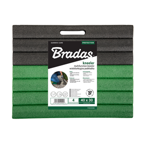 Põlvekaitsed aiatöödeks Bradas POD200BG, 40 cm, plastik, must v./roheline v.