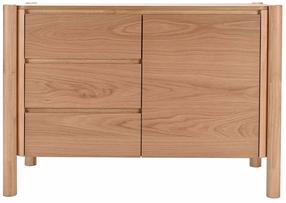 Komoda Home4you Gardenia, ąžuolo medienos imitacija sp., 80.5 cm x 108 cm x 43 cm