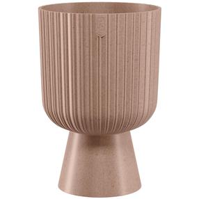 Puķu pods Form Plastic Keli Mika, plastmasa, Ø 18 cm, brūna krās.