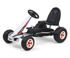 Vaikiškas sportinis kartingas Milly Mally Go-Kart, balta sp.