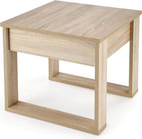 Журнальный столик Nea Square, дуб сонома цв., 60 см x 60 см x 52 см
