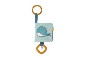 Детская книга Little Big Friends Jungle Tiny Friends Whale, 28 см, синий цв.