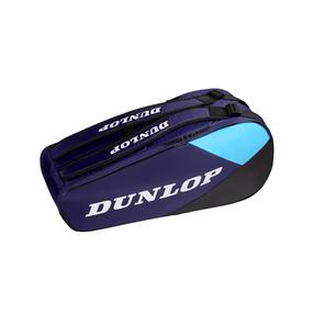 Sportinis krepšys Dunlop FX Club 6, juoda sp./violetinė sp./žydra sp., 58 l
