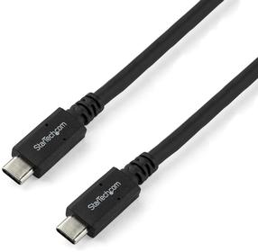 Vads StarTech USB-C USB315C5C6 USB-C, USB-C, 1.8 m, melna krās.