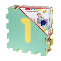 Kilimėlis kūdikiams - dėlionė Smily Play Numbers, 30 cm x 30 cm, įvairių spalvų