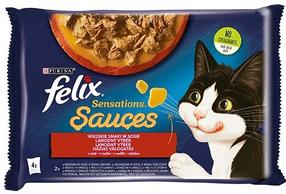 Šlapias kačių maistas Felix Sensations Mix, 0.085 kg, 4 vnt.