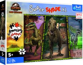 Dėlionė Trefl Jurassic World Dinosaurs 50020, 40 cm x 60 cm, 104 vnt., įvairių spalvų