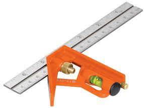 Kampainis Truper Combination Square ECT-6, 150 mm, aliuminis/nerūdijantysis plienas, 45 - 90 °