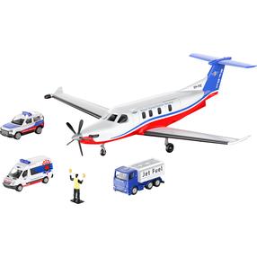  Žaislinis orlaivis su automobiliais Siku Pilatus PC-12 Pro Flying Doctor 5406, -