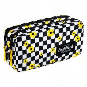 Penalas CoolPack Primo Chess Flow, 23 cm x 4 cm, balta sp./juoda sp./geltona sp.