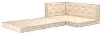 Grindų/paletės pagalvėlė VLX Pallet Floor Cushions 3068609, šviesiai ruda sp., 80 cm x 120 cm, 4 vnt.