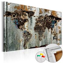 Kamštinė reprodukcija Artgeist Wooden Border PINNWAND523, 120 cm x 80 cm