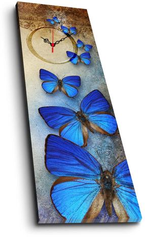 Laikrodis - paveikslas Wallity Canvas 3090CS-45, įvairių spalvų, 90 cm x 30 cm