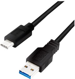 Adapteris Logilink CU0170 USB 3.2 Gen 1, USB Type C, 2 m, juoda sp.