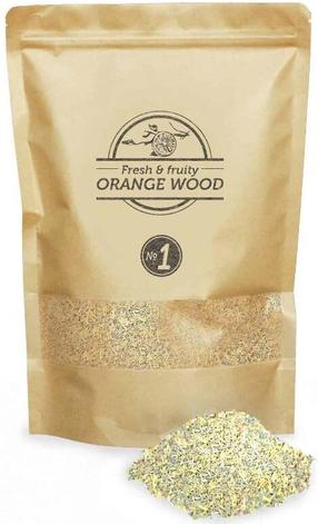 Aromātiskas zāģu skaidas Smokey Olive Wood Orange Nº1 N1-01, apelsīna koks, 1.5 l, koka krās.