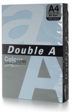 Офисная бумага Double A, A4, 80 g/m², синий цв., 500 стр. шт.
