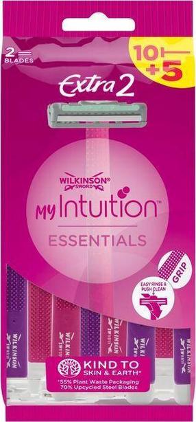 Skustuvas, vienkartinis Wilkinson Sword Extra2 My Intuition Essentials, 15 vnt