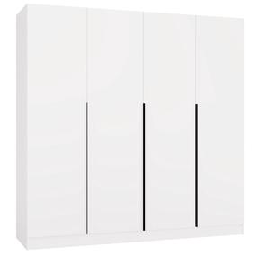 Skapis Senso 4D, balta krās., 200 cm x 56.5 cm x 200 cm