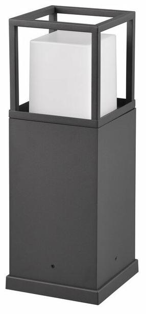 Brīvi stāvošs āra gaismeklis Trio Witham, 14.5W, LED, IP54, melna krās., 15 cm x 40 cm