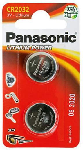 Батарейка Panasonic CR2032 Lithium Battery x 2