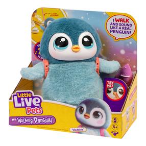 Interaktiivne mänguasi pingviin Little Live Pets 26535, 13.50 cm, sinine v./hall v.