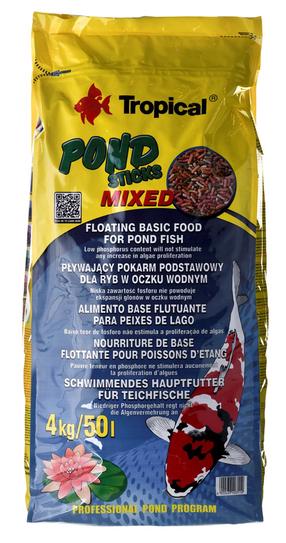 Zivju barība Tropical Pond Sticks Mixed, 4 kg