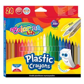 Krītiņi Colorino Plastic Crayons, daudzkrāsaina, 24 gab.
