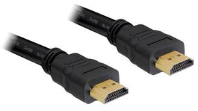 Vads Delock High Speed HDMI HDMI male, HDMI female, 15 m, melna krās.