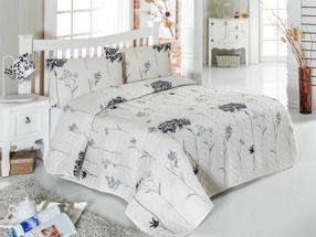 Lovatiesė Mijolnir Double Set Efil, juoda sp./pilka sp./smėlio sp., 200 cm x 220 cm